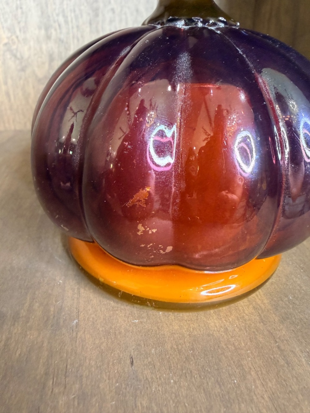 Anthropologie Glass Cloche Pumpkin Candle - Picture 4 of 5